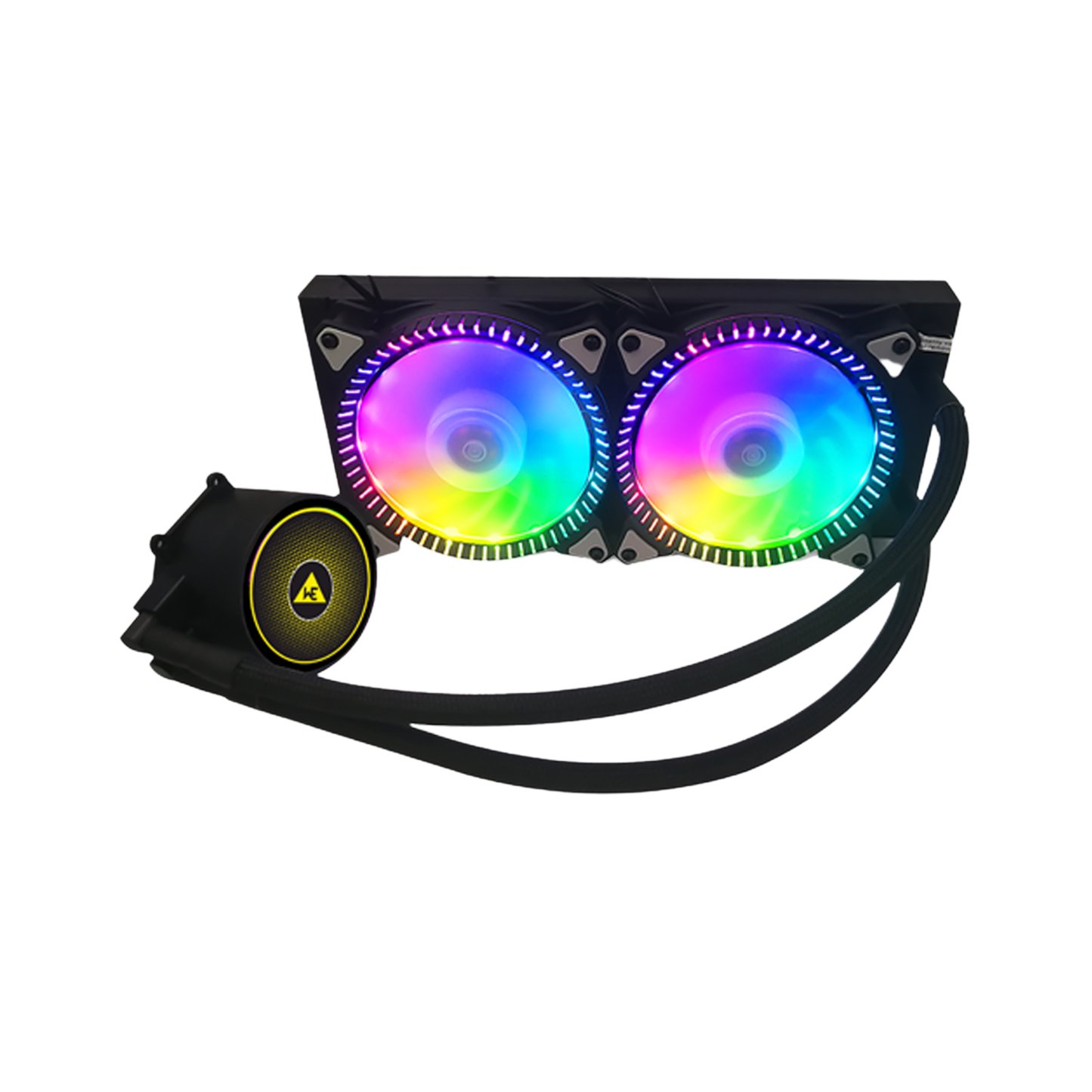 WE 240mm ARGB CPU Liquid Cooler β Dual Fan β 12V β PWM β Copper Base β Intel & AMD Compatible
