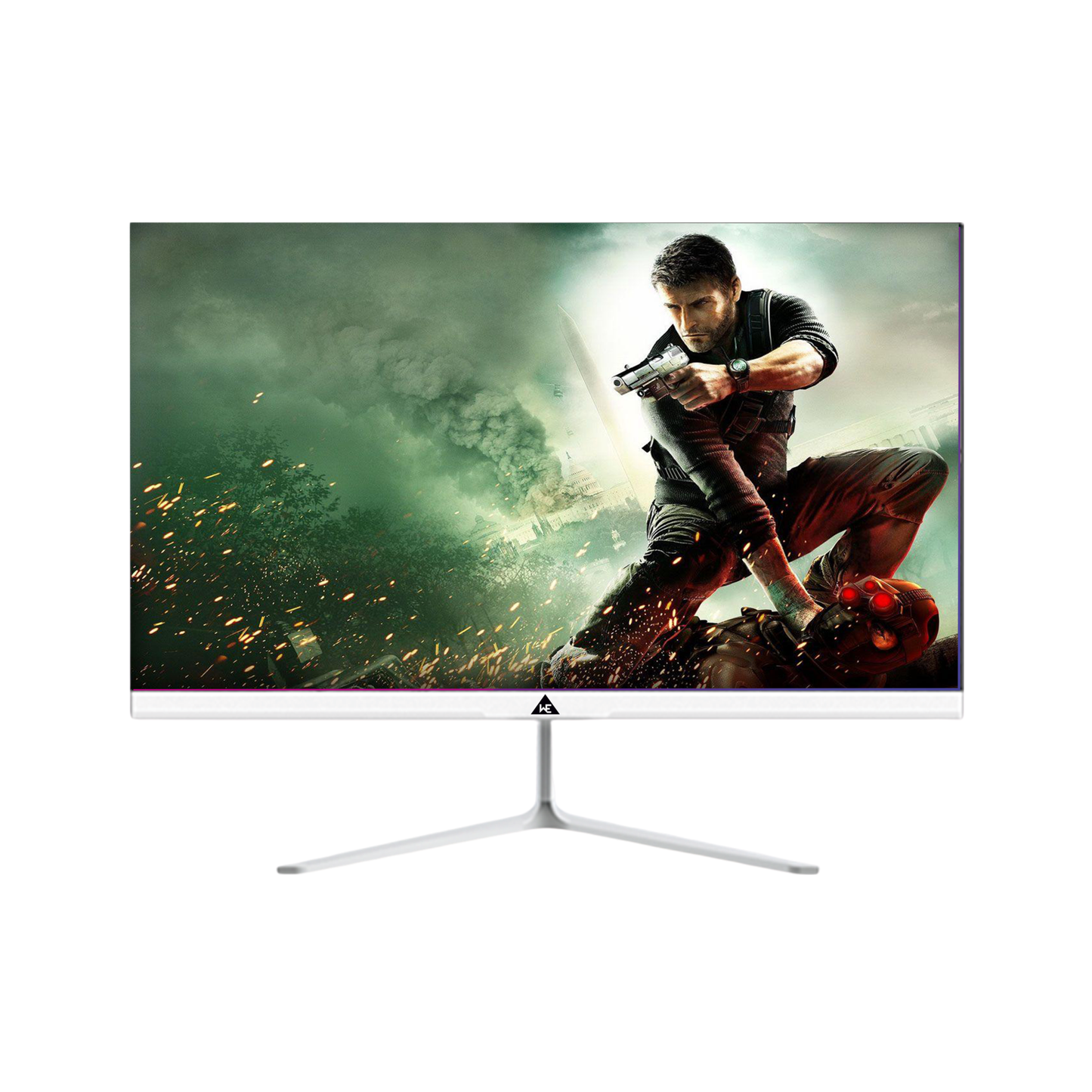 WE - PIXELS 32FHD IPS FRAMELESS LED MONITOR FULL HD BUILT-IN SPEAKERS 75HZ WHITE 3 YEARS WARRANTY
