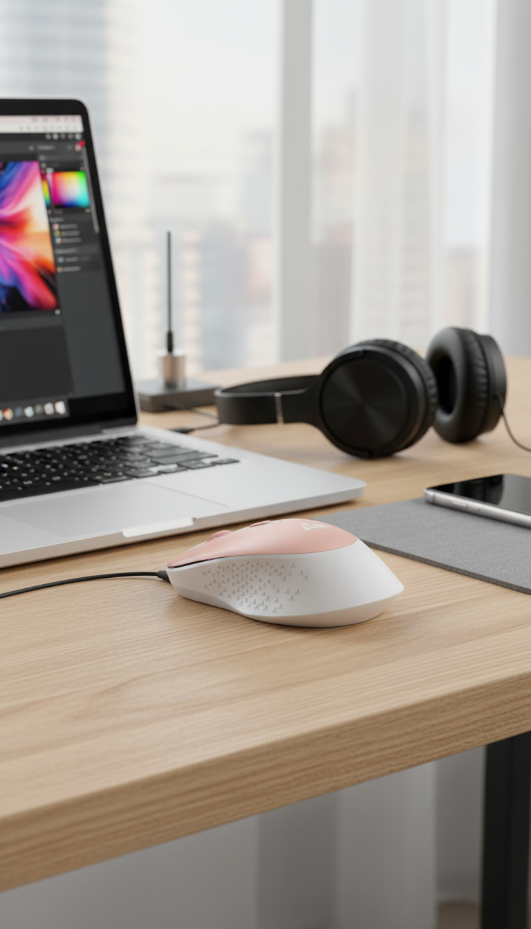 WE - ERGO WIRELESS WITH BLUETOOTH RECHARGEABLE MOUSE RUBBER FINISH 2 COLORS OPTION 1 YEAR WARRANTY