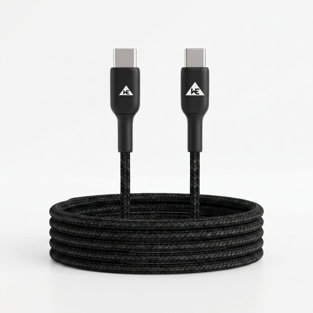 WE - QUICK BOOST USB TO LIGHTNING BRAIDED CABLE 3.4 AMP FAST CHARGING 1 YEAR WARRANTY