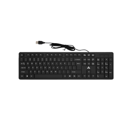 WE ALPHA KB708 WIRED OFFICE & HOME KEYBOARD – PREMIUM ABS, 2-YEARS WARRANTY