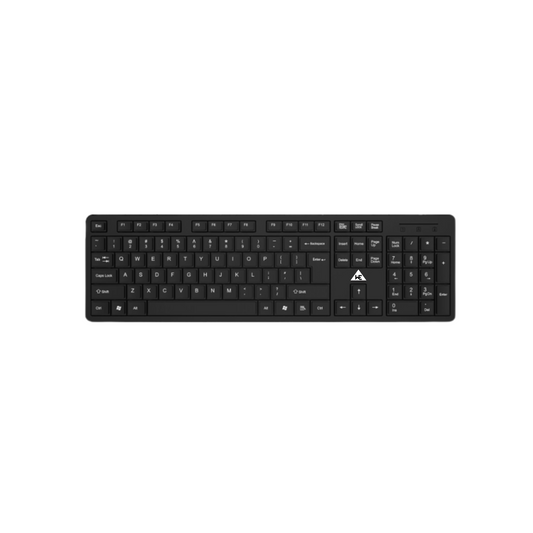WE ALPHA KB708 WIRED OFFICE & HOME KEYBOARD – PREMIUM ABS, 2-YEARS WARRANTY
