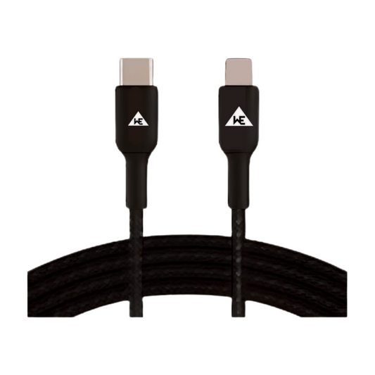 WE -  RAPID CHARGE USB-C TO USB-C BRAIDED CABLE  60W 1 YEAR WARRANTY