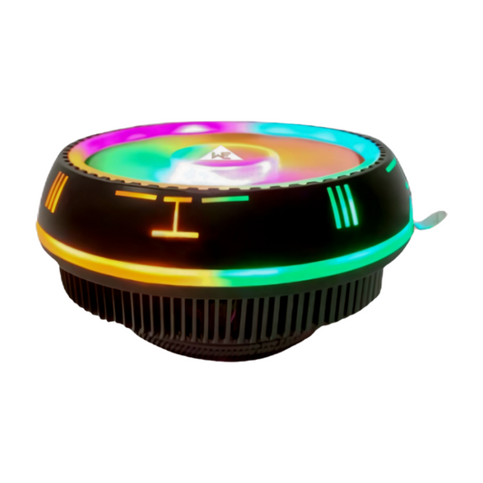 WE BEAM UFO LED CPU COOLER  90MM FAN INTEL & AMD COMPATIBILITY