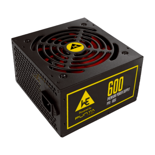WE DESKTOP SMPS PPS-600 12V 28A OUTPUT ATX POWER SUPPLY 3 YEARS WARRANTY