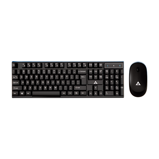 WE - STAR WIRELESS KEYBOARD & MOUSE COMBO 2.4GHZ  SILENT KEYS  ERGONOMIC 1 YEAR WARRANTY