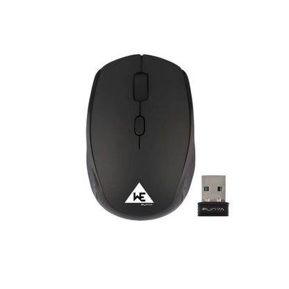 WE - WM 802 WIRELESS MOUSE 2.4 Ghz 1600 DPI BLACK RUBBER FINISH  1 YEAR WARRANTY