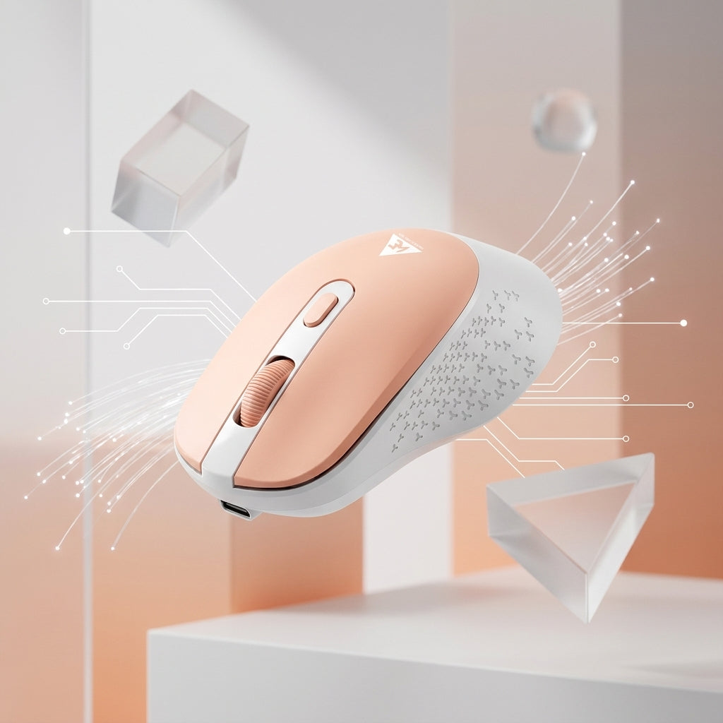 WE - ERGO WIRELESS WITH BLUETOOTH  RECHARGEABLE   MOUSE  RUBBER FINISH 2 COLORS OPTION  1 YEAR WARRANTY
