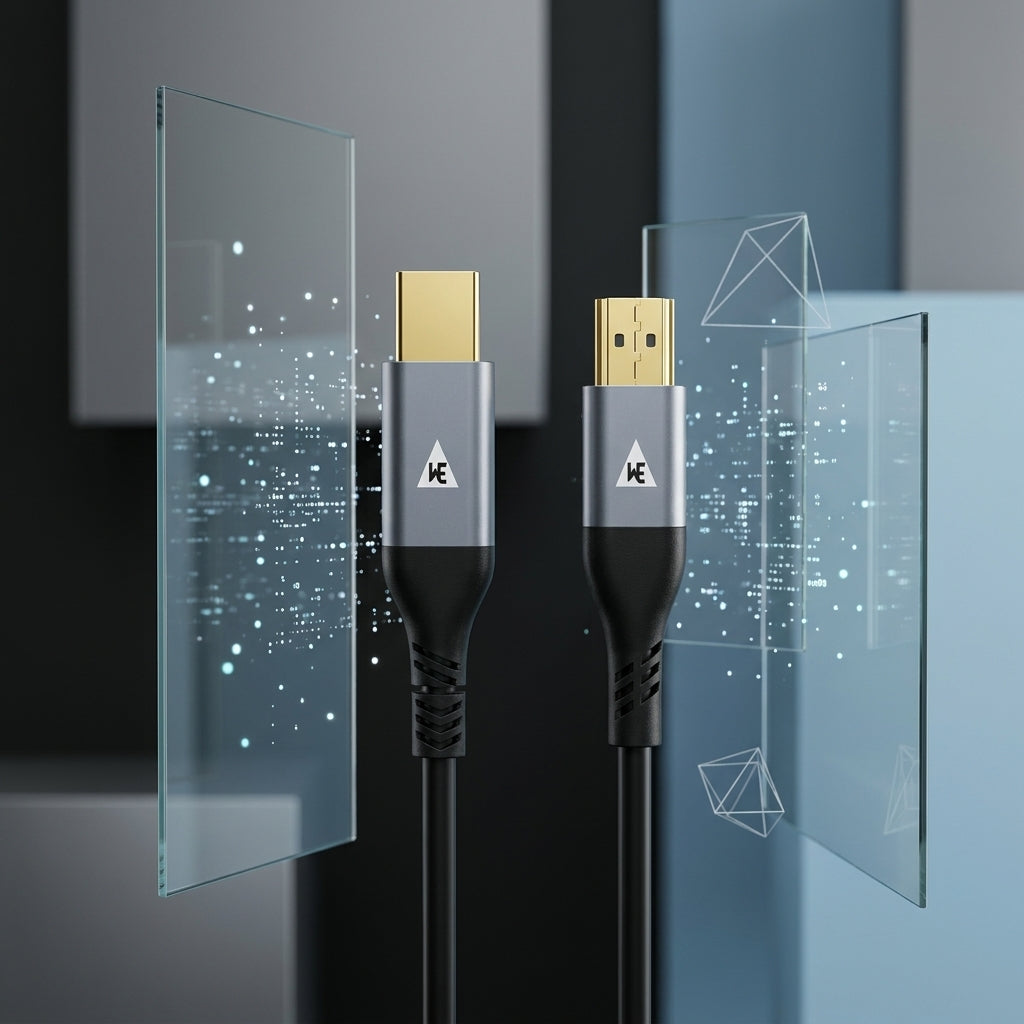 WE -  FLAWLESS HDMI CABLE 1.5 METER 4K GOLD-PLATED  CONNECTOR  1 YEAR WARRANTY
