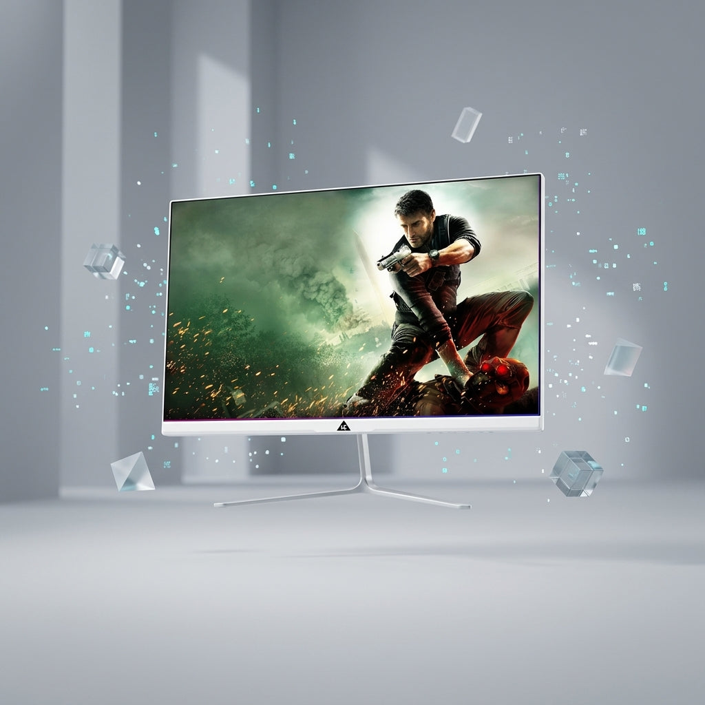 WE - PIXELS 32 FHD IPS FRAMELESS LED MONITOR  FULL HD  BUILT-IN SPEAKERS 75HZ WHITE 3 YEARS WARRANTY