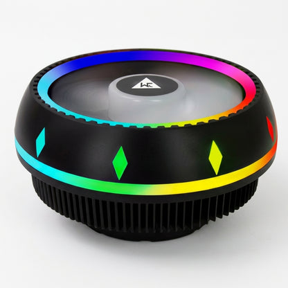 WE FLARE UFO RGB CPU COOLER 90MM FAN RGB RING INTEL & AMD COMPATIBILITY