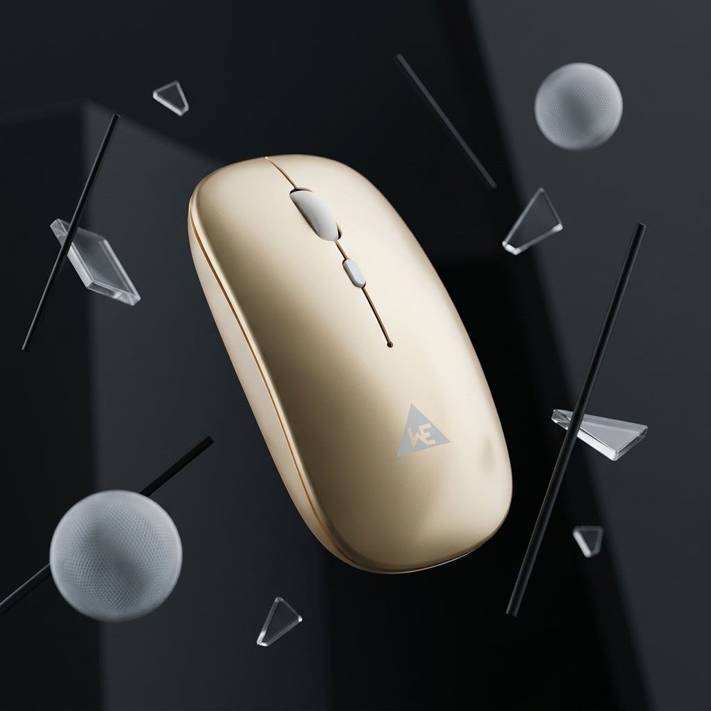 WE PROTOUCH WIRELESS MOUSE WITH BT  ERGONOMIC SILENT CLICK  RECHARGEABLE  1 YEARS WARRANTY