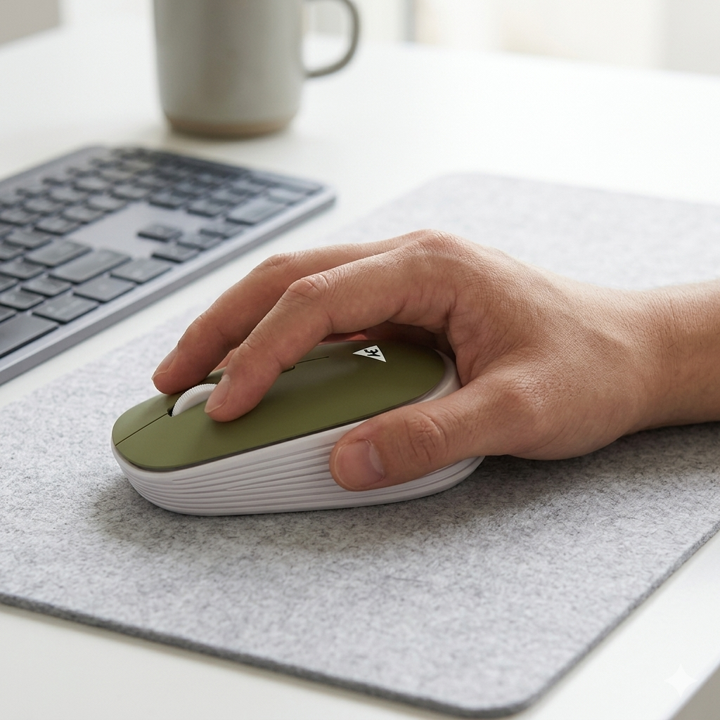 WE - WM 801 WIRELESS  MOUSE 1600 DPI 6 COLOUR OPTION RUBBER FINISH  1 YEAR WARRANTY