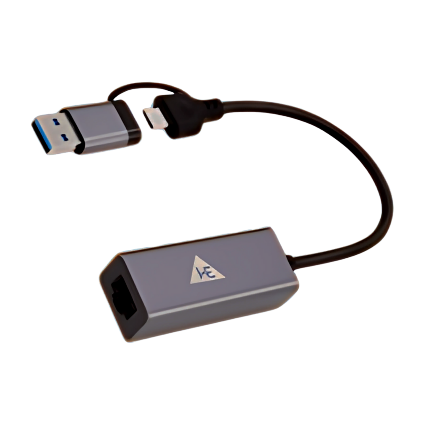 WE - CLG31  GIGABIT ETHERNET NETWORK ADAPTER  WITH TYPE C AND USB 3.0 DUAL CONNECTOR METAL BODY 1 YEAR WARRANTY