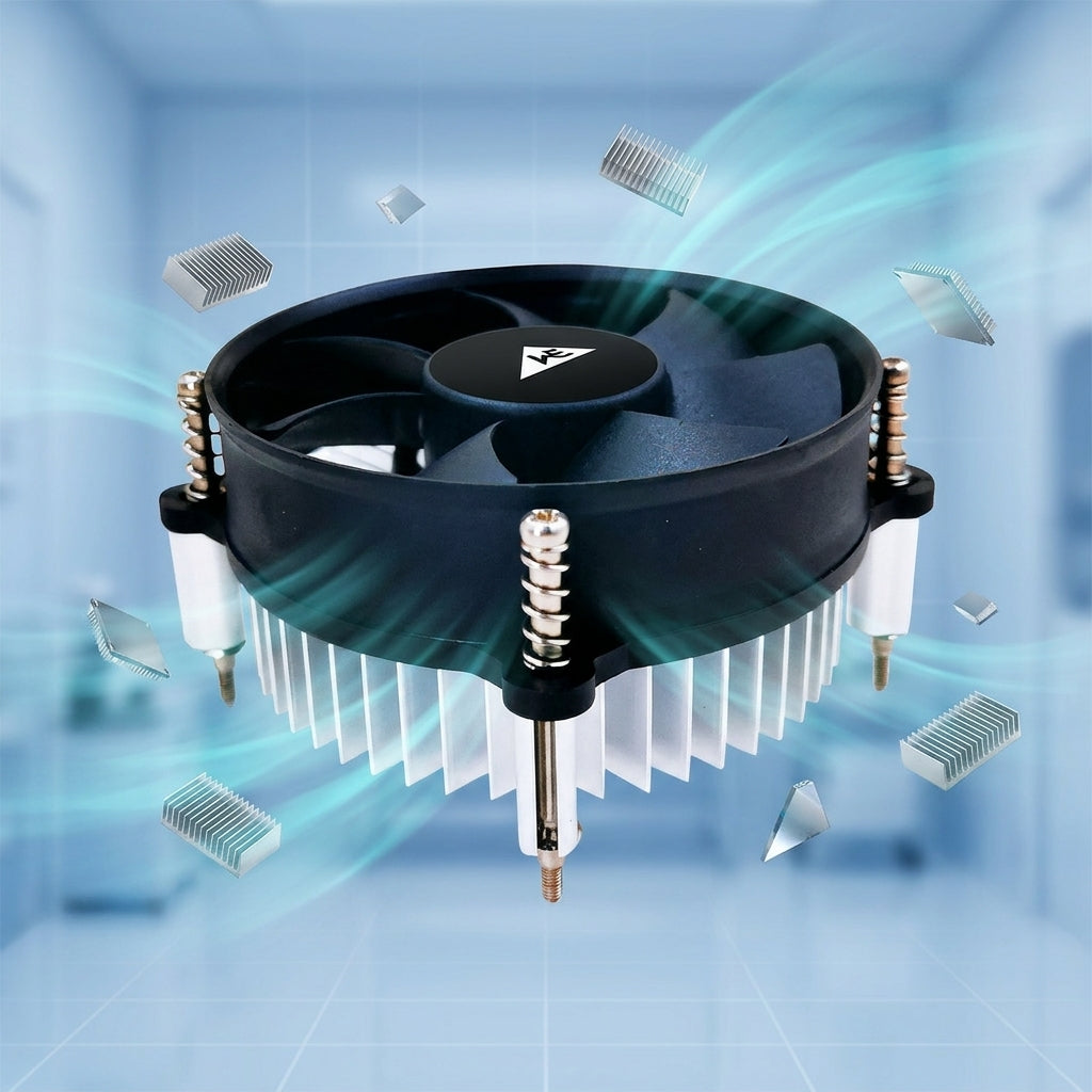 WE - PC-F 1156 CPU COOLING FAN – HIGH-SPEED 2500 RPM  SCREW CONNECTORS INTEL 1156 SUPPORT - 1 YEAR WARRANTY