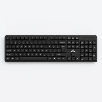 WE ALPHA KB708 WIRED OFFICE & HOME KEYBOARD – PREMIUM ABS, 2-YEARS WARRANTY
