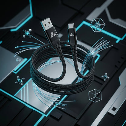 WE POWER UP USB TO MICRO USB CABLE 3.4 AMP FAST CHARGING  1 YEAR WARRANTY