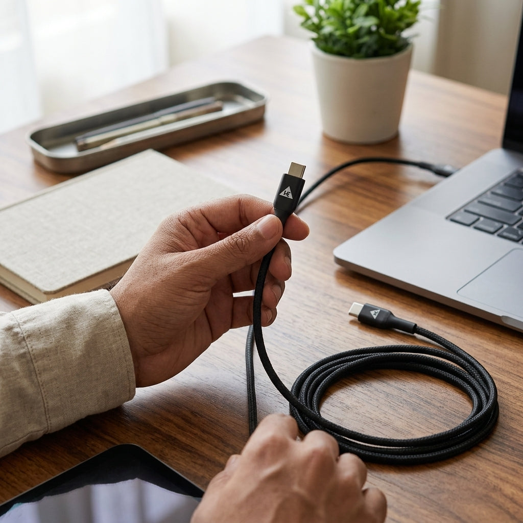 WE  - QUICK BOOST USB TO LIGHTNING BRAIDED CABLE 3.4 AMP FAST CHARGING  1 YEAR WARRANTY