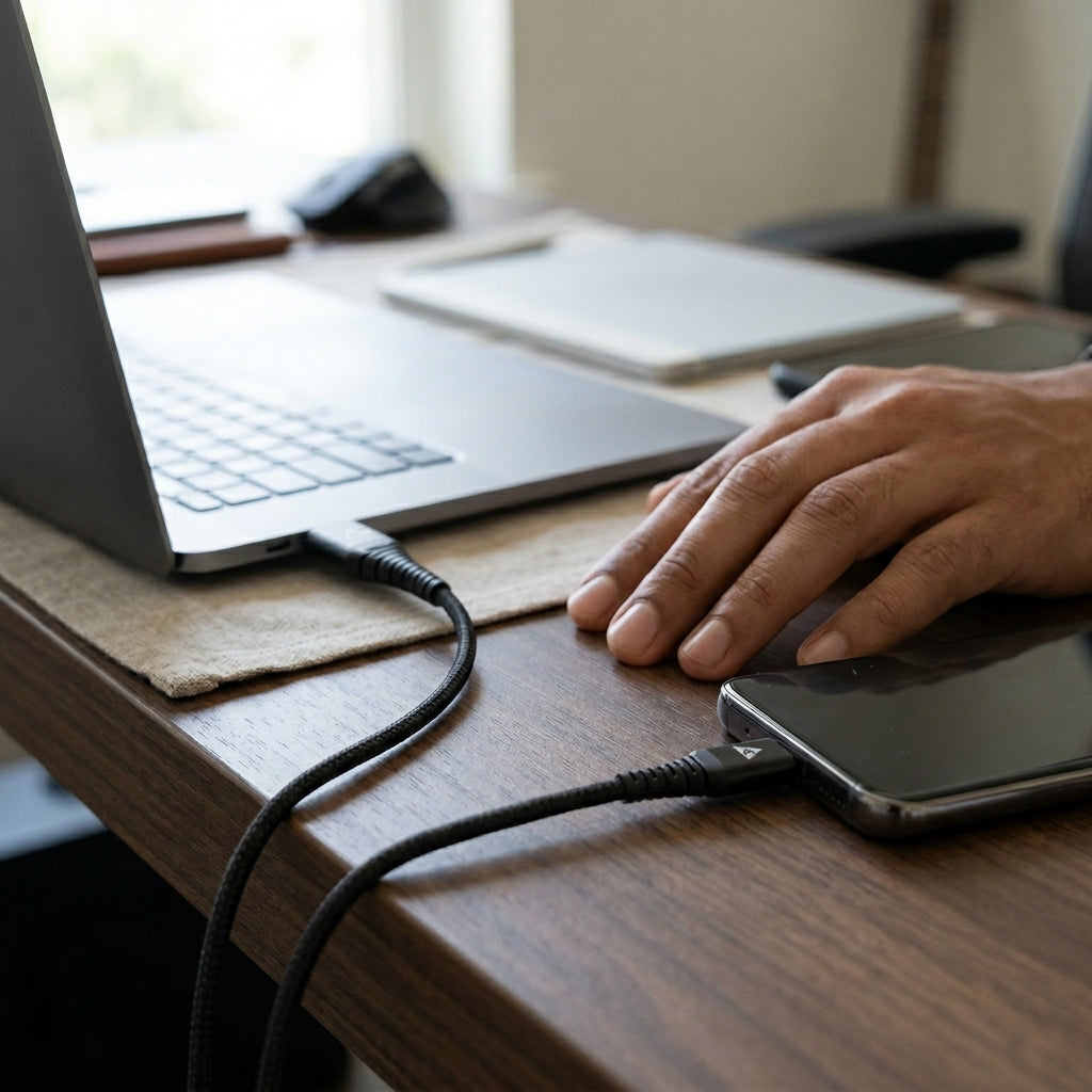 WE POWER UP USB TO MICRO USB CABLE 3.4 AMP FAST CHARGING  1 YEAR WARRANTY