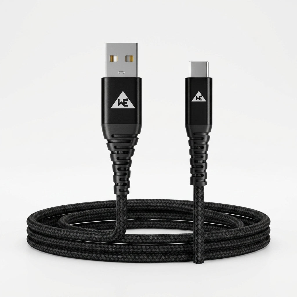 WE POWER UP USB TO MICRO USB CABLE 3.4 AMP FAST CHARGING  1 YEAR WARRANTY